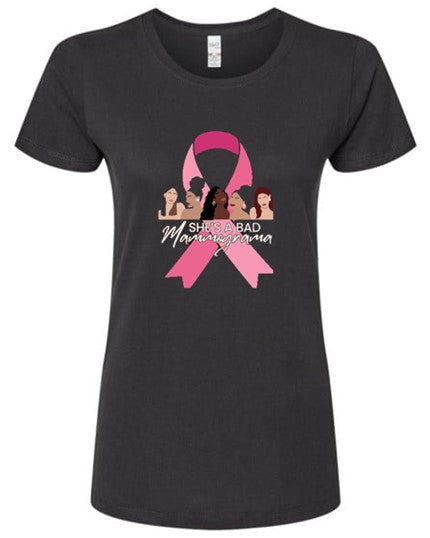 Lady's Short Sleeve Black T-Shirt