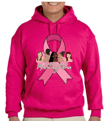 Unisex Pink Hoodie Sweatshirt